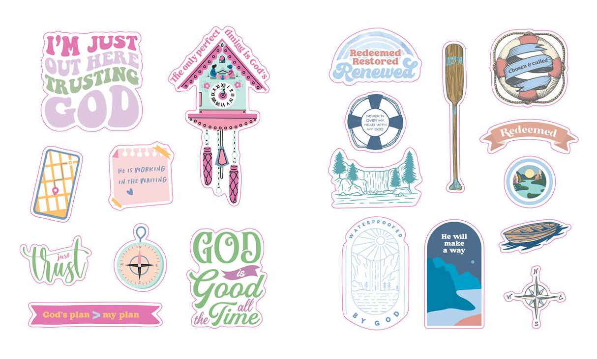 Celebrate your faith and add more inspiration to your world with this beautiful collection of 600 uplifting faith-inspired stickers for crafters, scrapbookers, or anyone who just loves stickers.
The back of an envelope that carries an encouraging card. A packed lunch that needs some extra punch. A journal capturing a faith journey. The mirror a daughter spends lots of time in front of. A go-everywhere drink tumbler or laptop. Stickers can pop up in many places reminding us of God’s promises. This special c