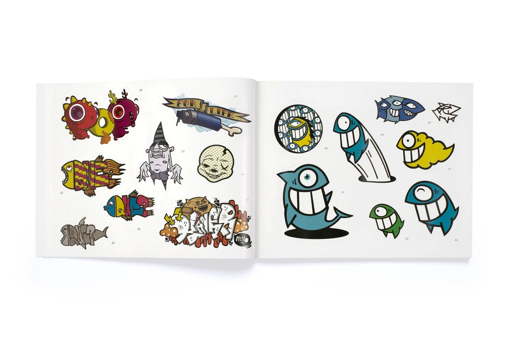 This collectable, fully-peelable sticker book, filled with illustration, graffiti and graphic art features an amazing collection of over 300 specially commissioned stickers by artists, illustrators and graffiti artists from around the world. Discover 30 brand-new stickers in this fully revised and updated edition of the original Stickerbomb 2.