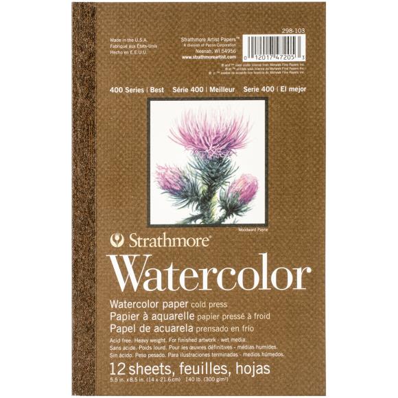 Strathmore Watercolor Paper Pad 5.5"X8.5"