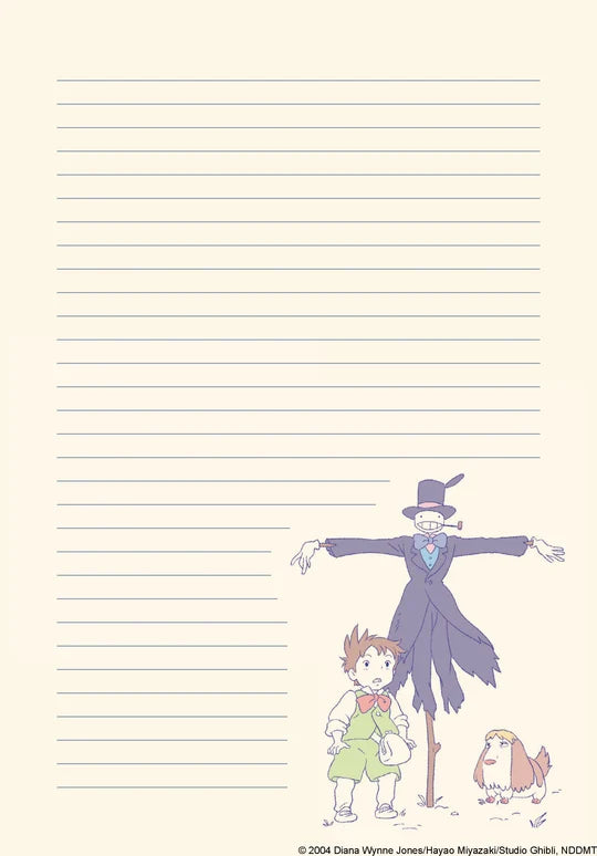 Studio Ghibli Howl's Moving Castle Stationery Set