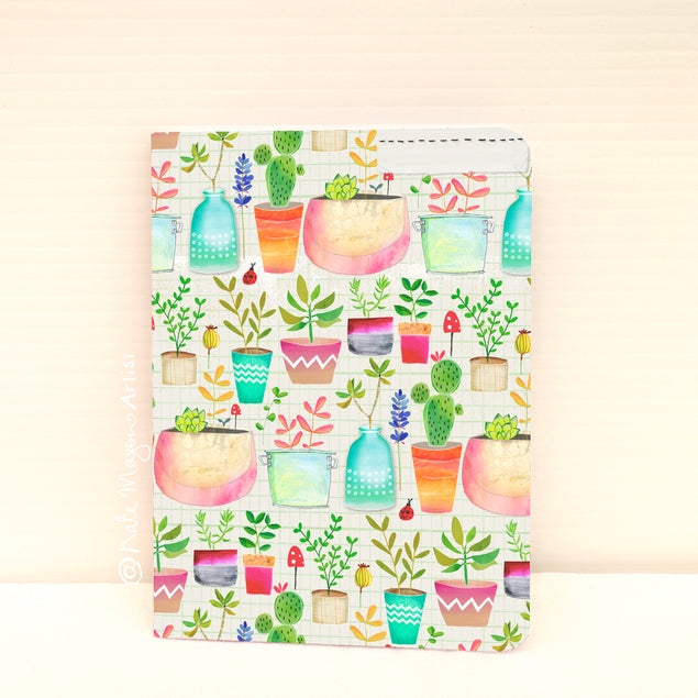 Succulent Pots Notebook A6
