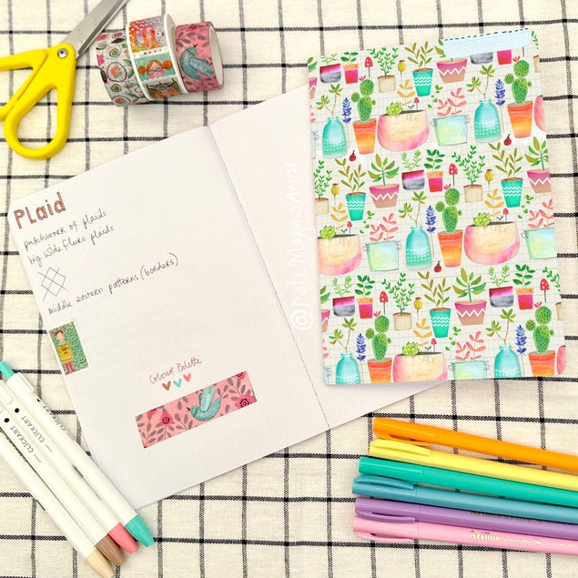 Succulent Pots Notebook A6