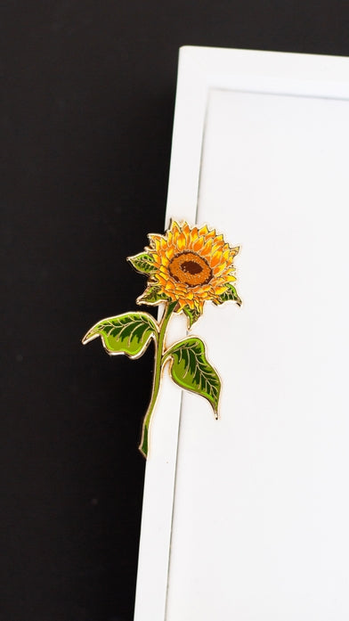 Sunflower Enamel Pin