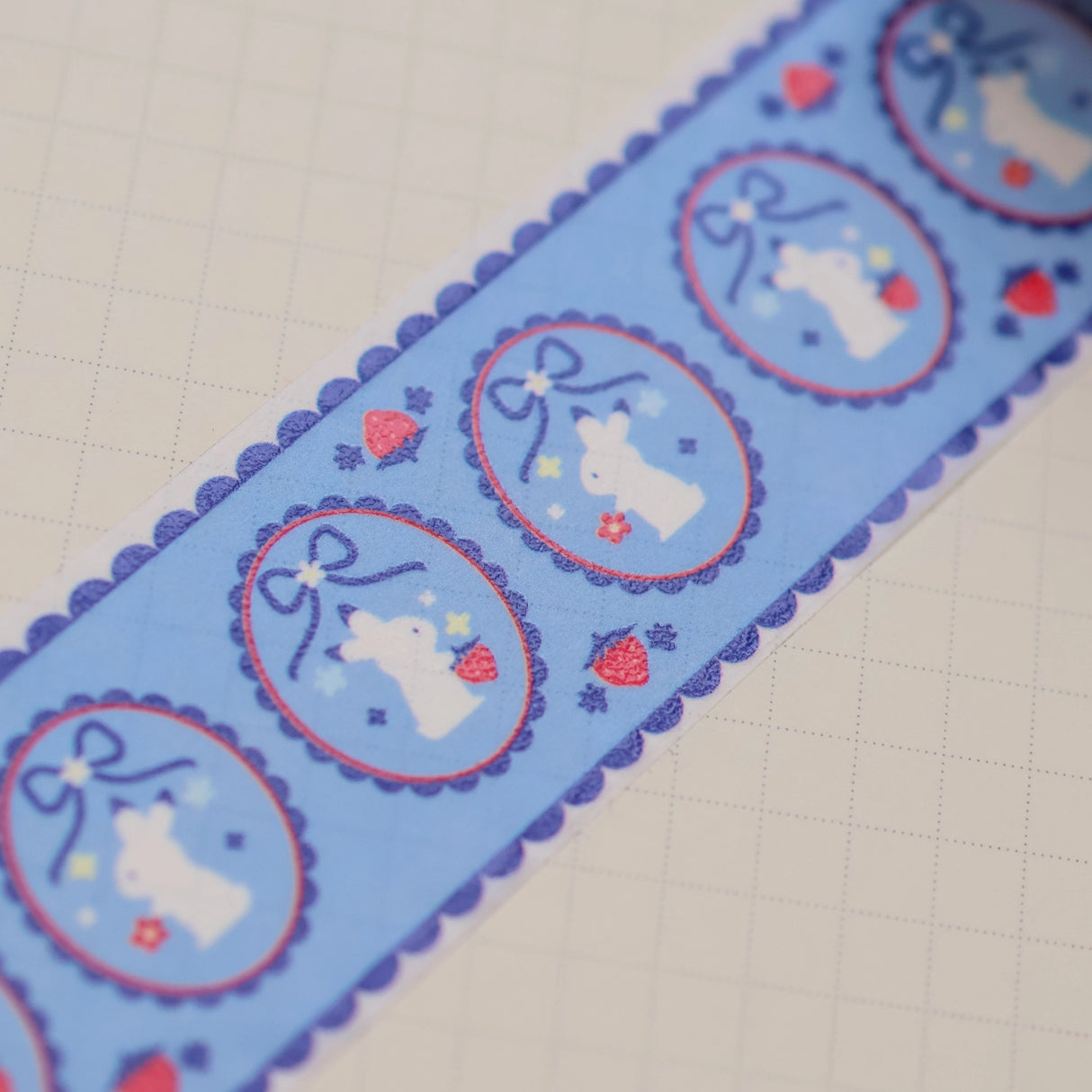 Sweet Blue Ribbon Washi Tape
Full color washi tape
Width: 30mm or 1.2 in
Length: 5m or 16 ft
Designed in San Jose, California
©Thousandskies
