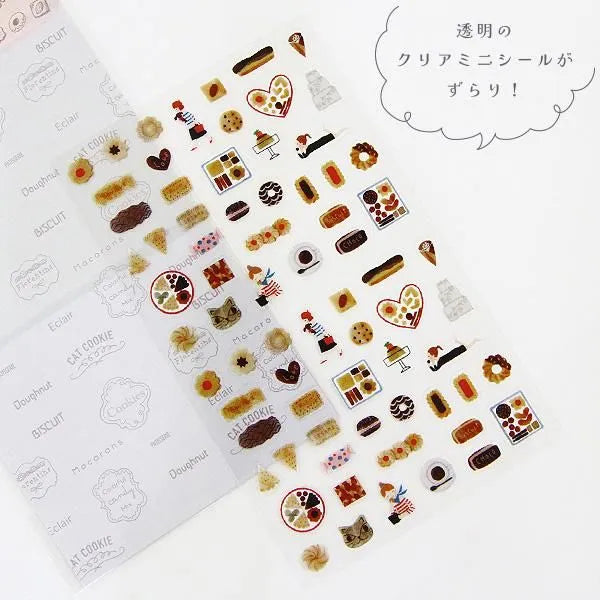 Sweetish Sticker Sheet
This is a small size transparent material sticker that is easy to decorate in planners or journals. It contains two identical illustrations, so you can use it for preservation, matching, or sharing.
Sheet size: Length 150× Width 90mm
Includes 1 sticker sheet