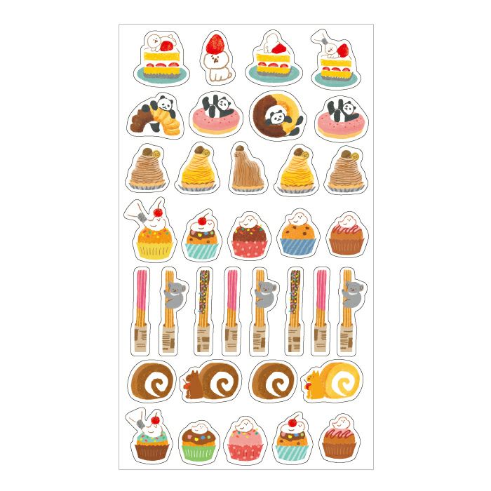 Pegatinas para tartas de Sweets Animal Workshop