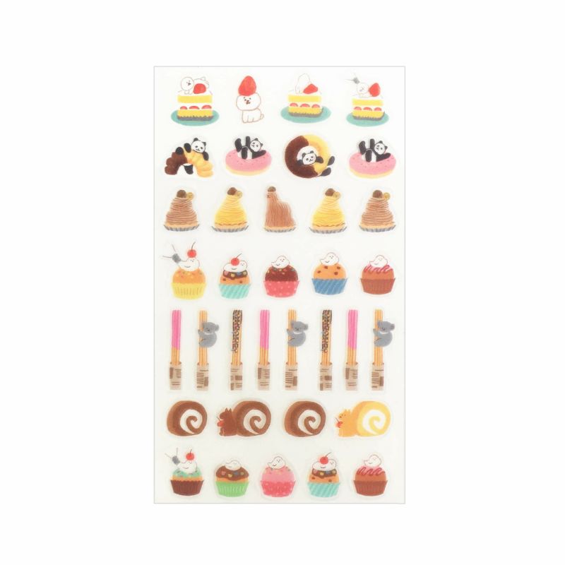 Pegatinas para tartas de Sweets Animal Workshop