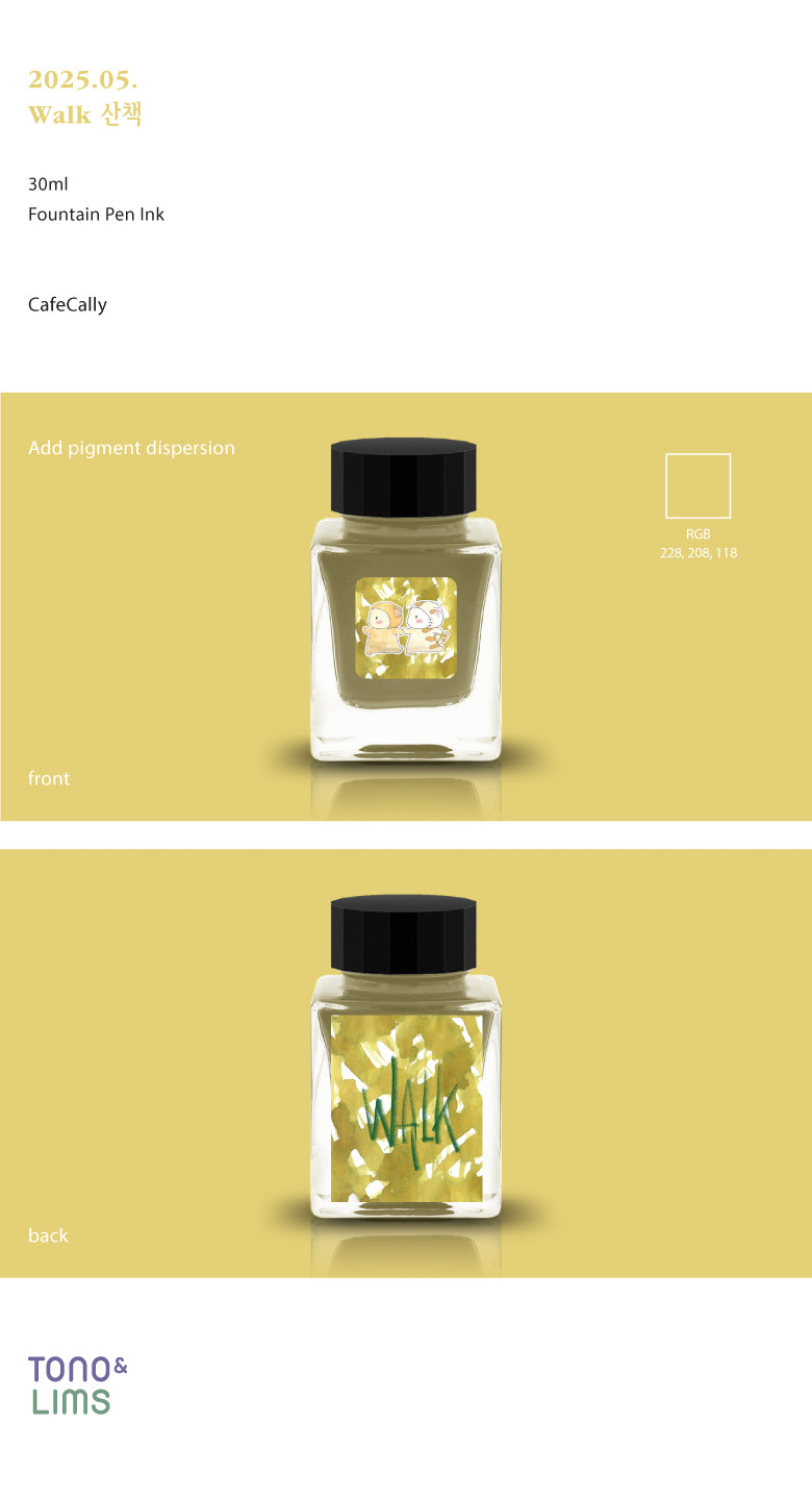 The Special Collaboration collection features inks from Tono & Lims and Cafecally, a shop based in Korea. These collaboration inks shine uniquely with a beautiful mixture of colors that complement each other.