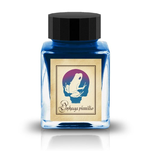 The Special Collaboration collection features inks from Tono & Lims during the "A Space Walk 2025" event in New York City! These collaboration inks shine uniquely with playful elements such as shimmer paired with fluorescent colors. This Poison collection contains the most amount of shimmer in the history of Tono & Lims inks, therefore only being compatible with glass pens. The vibrant colors from this collection are inspired by predators and nature, imitating the concept of poisonous plants an
