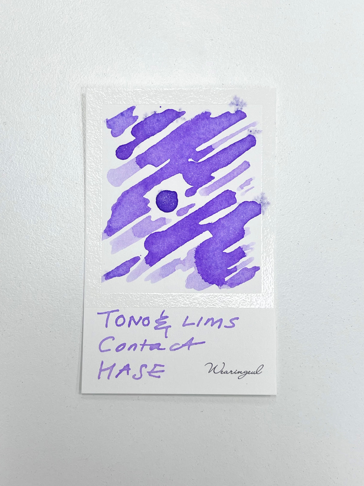 TONO & LIMS - Contact HASE Ink