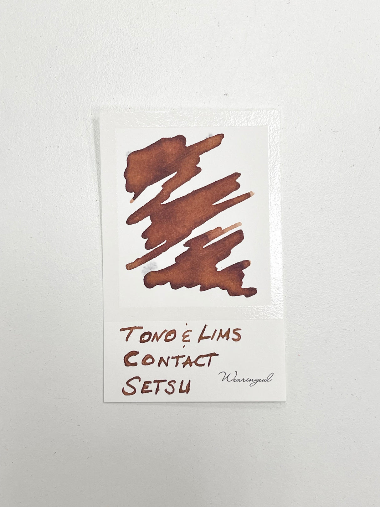 TONO & LIMS - Contact Setsu Ink