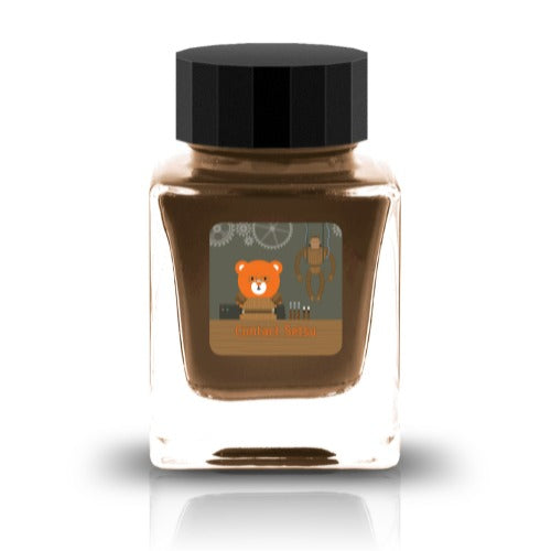 To celebrate Tono & Lims’ third anniversary, this special collection pays tribute to the many friends, artists, and stationery professionals across Japan who have collaborated with the brand. Each ink in the series is named after one of these creative partners—ranging from glass pen makers like LUC to calligraphers like bechori—inviting you to join Tono & Lims in a whimsical world of imagination and artistry. In this anniversary universe, some artists are represented by two unique ink colors.