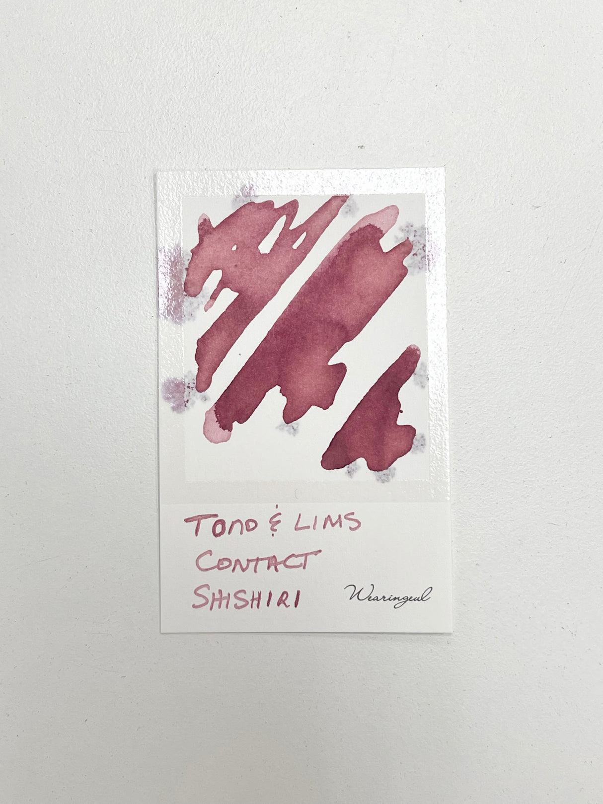 TONO & LIMS - Contact Shishiri Ink