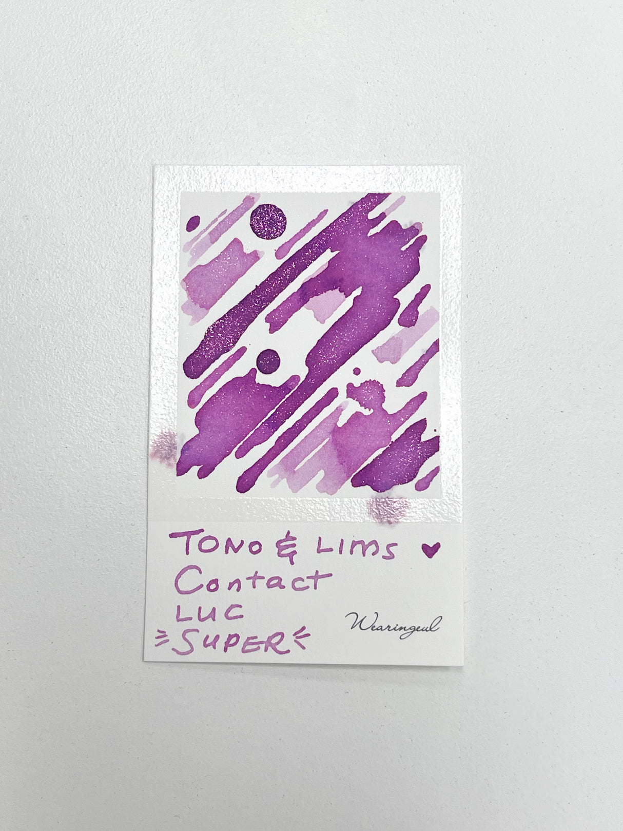 TONO & LIMS - Contact Super LUC Ink