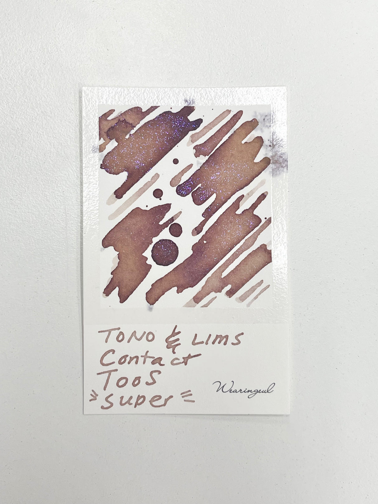 TONO & LIMS - Contact Super TooS Ink