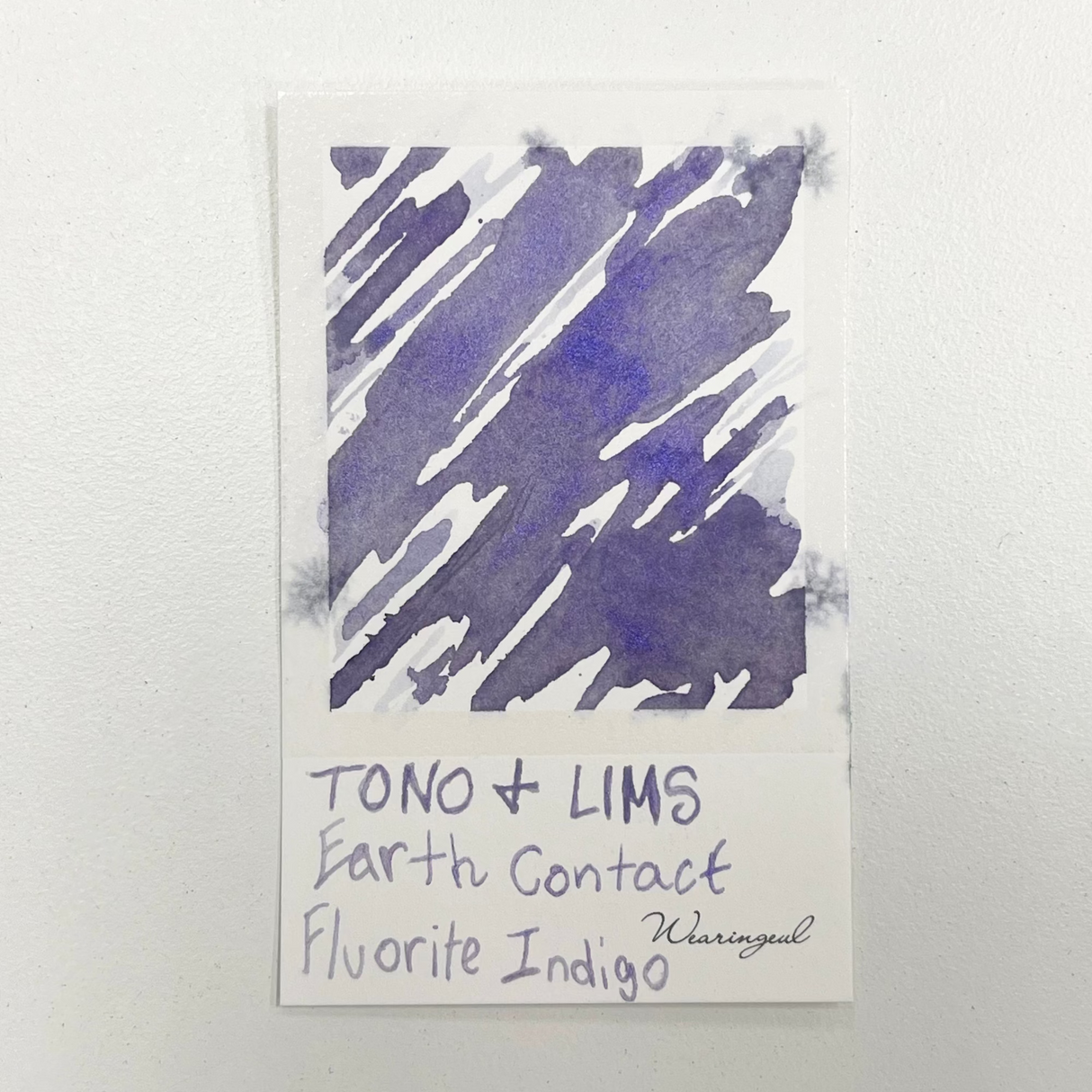 TONO & LIMS - Earth Contact Fluorite Indigo Ink