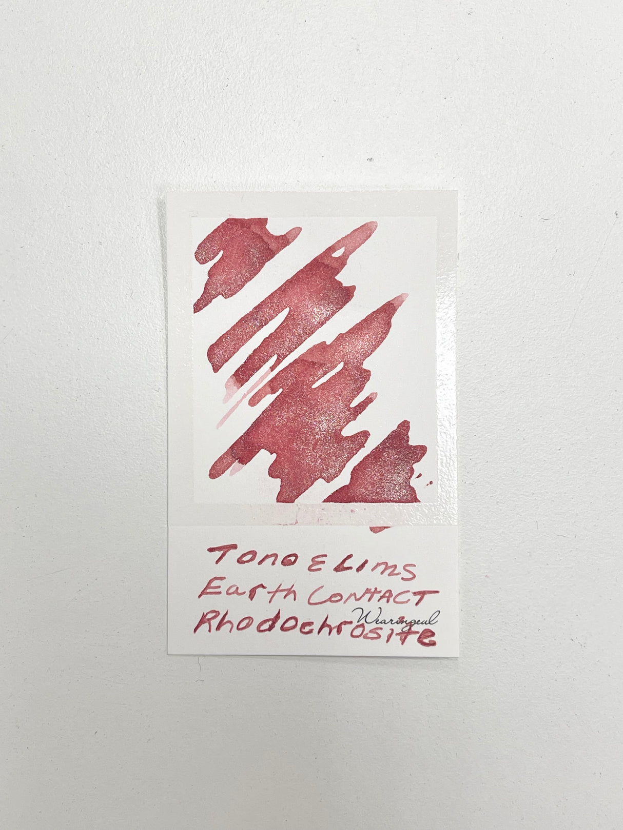 TONO & LIMS - Earth Contact Rhodochrosite Ink