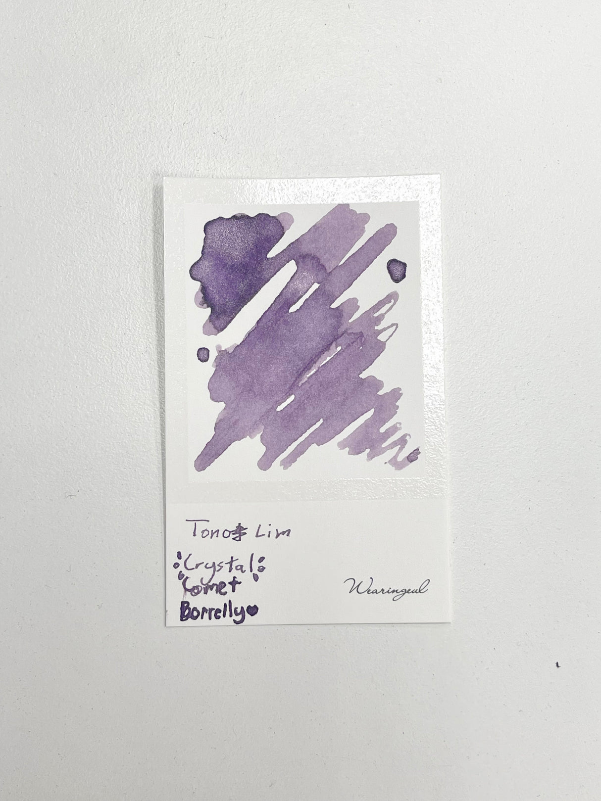 TONO & LIMS Crystal Line HASE Collection Comet Borrelly Ink (Glass Pen Only)