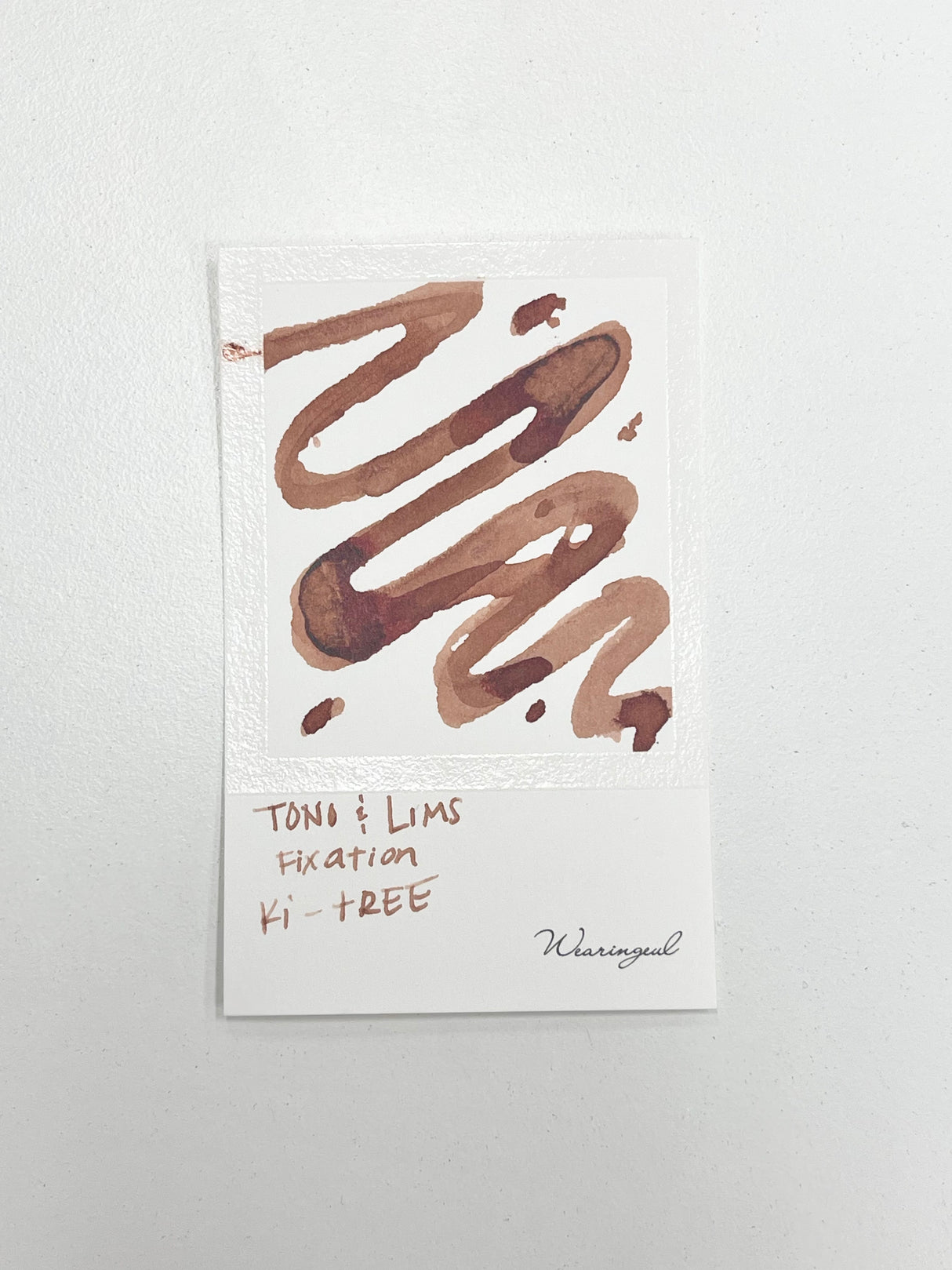 TONO & LIMS Fixation 樹 (Tree) Ink
