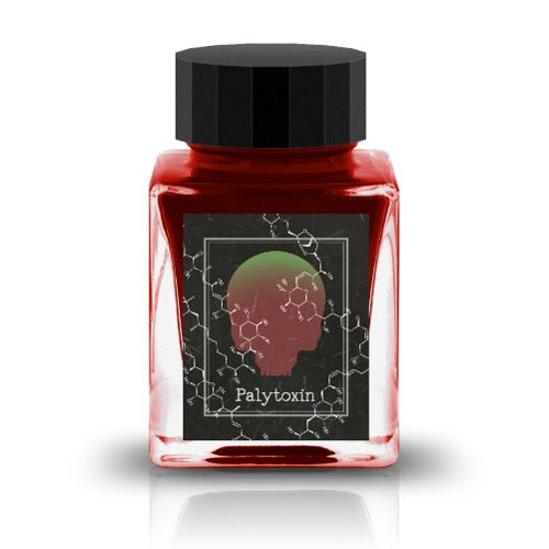 The Special Collaboration collection features inks from Tono & Lims during the "A Space Walk 2025" event in New York City! These collaboration inks shine uniquely with playful elements such as shimmer paired with fluorescent colors. This Toxin collection contains the most amount of shimmer in the history of Tono & Lims inks, therefore only being compatible with glass pens. The vibrant colors from this collection are inspired by predators and nature, imitating the concept of poisonous plants and anim