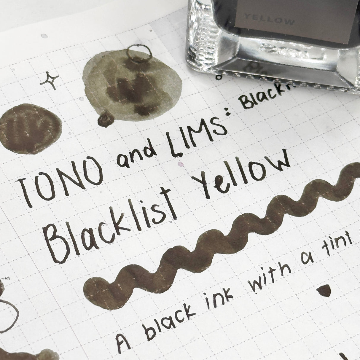 TONO & LIMS Ink - BLACK LIST - Yellow
