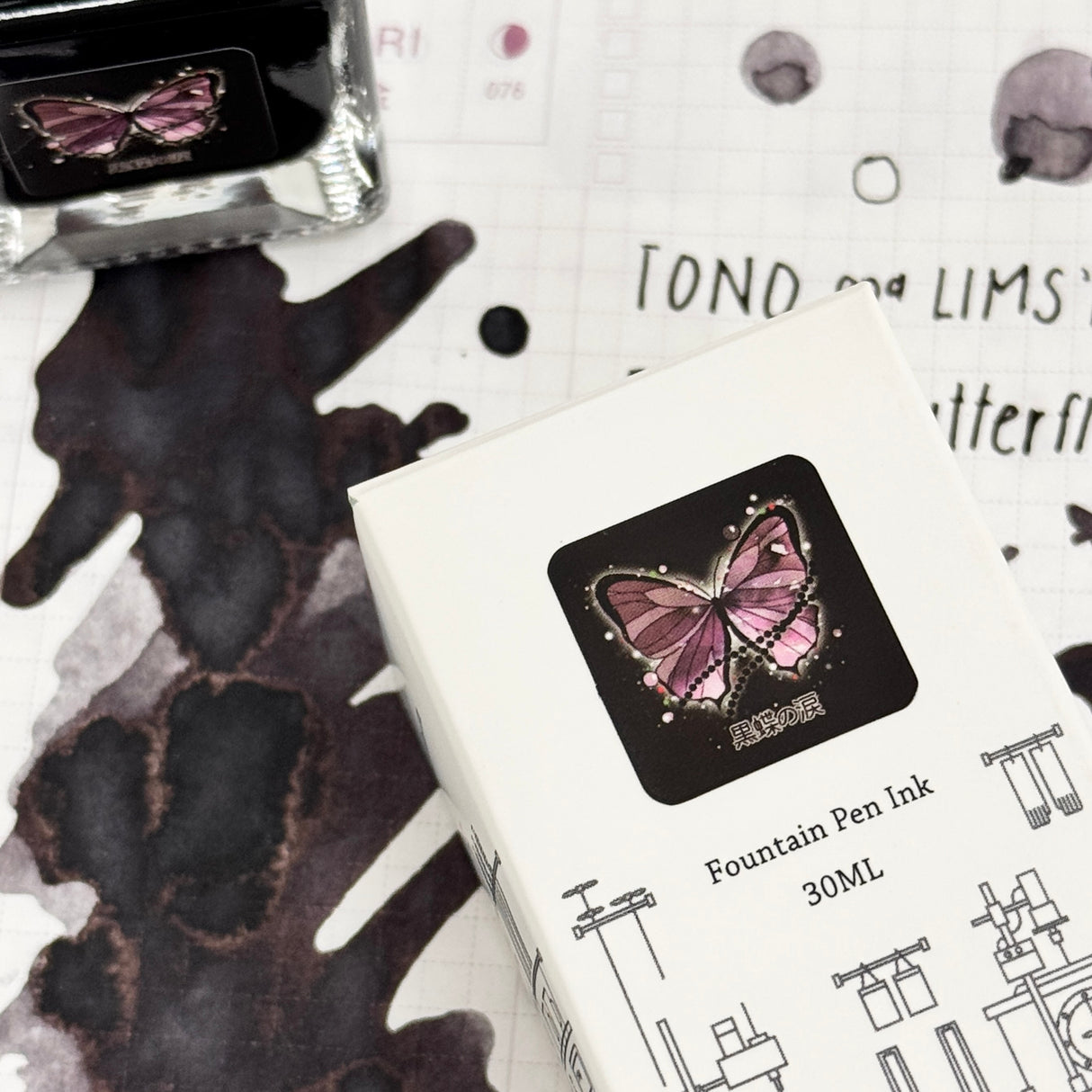 TONO & LIMS Ink - Friendship - Black Butterfly Tears (黒蝶の涙)