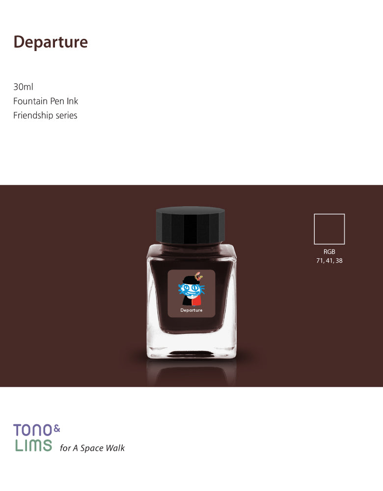 Tono & Lims Friendship Line Fountain Pen Ink Collection where every ink in the Friendship Line embodies the power of friendship through beautifully crafted colors that flow effortlessly on the page. Add a personal touch to your work with a variety of hues that are as diverse and special as the friendships we cherish.
30ml