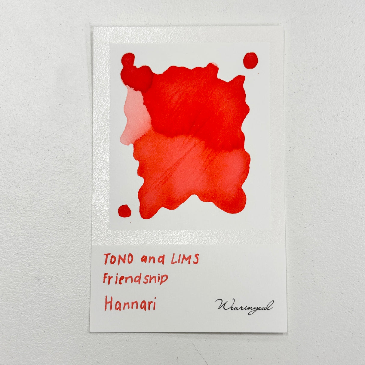 TONO & LIMS Ink - Friendship - Hannari (はんなり)