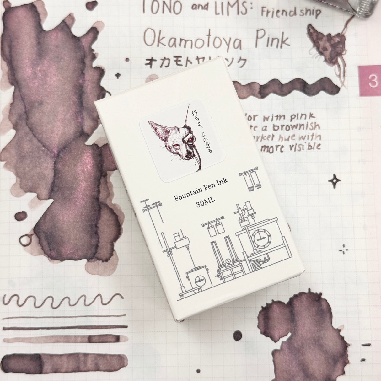 TONO & LIMS Ink - Friendship - Okamotoya Pink (オカモトヤ ピンク)