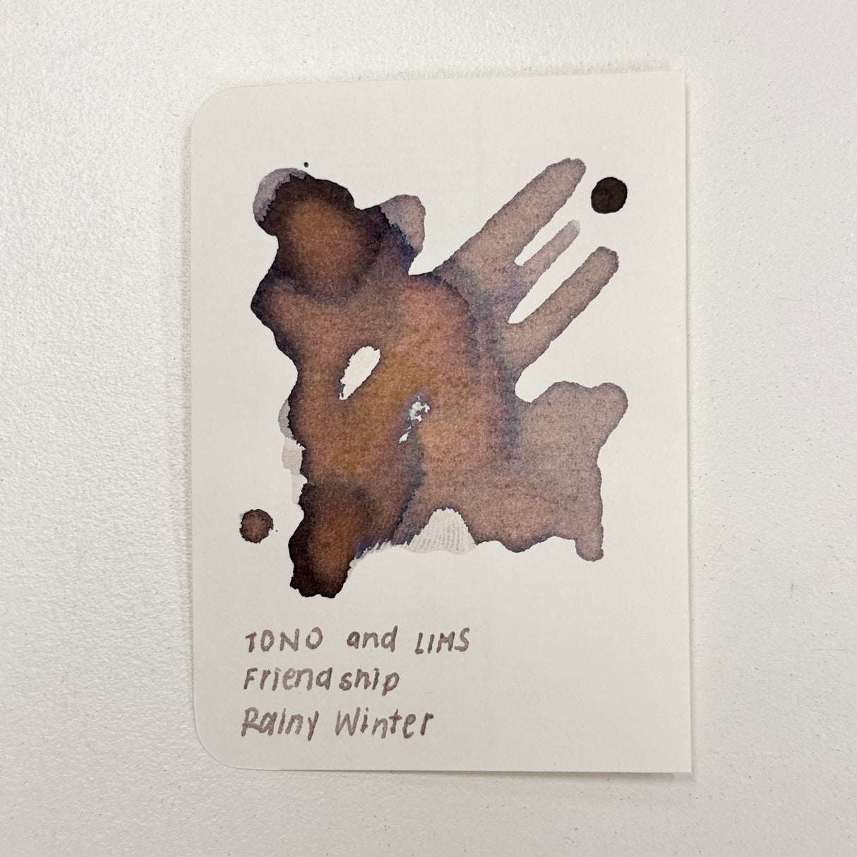 TONO & LIMS Ink - Friendship - Rainy Winter