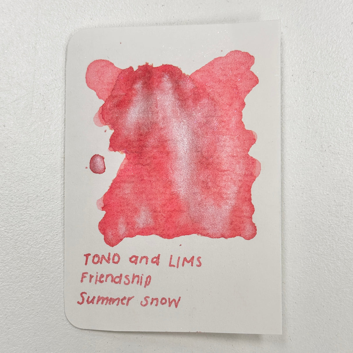 TONO & LIMS Ink - Friendship - Summer Snow