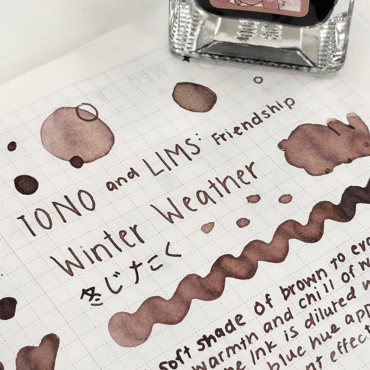 TONO & LIMS Ink - Friendship - Winter Weather (冬じたく)