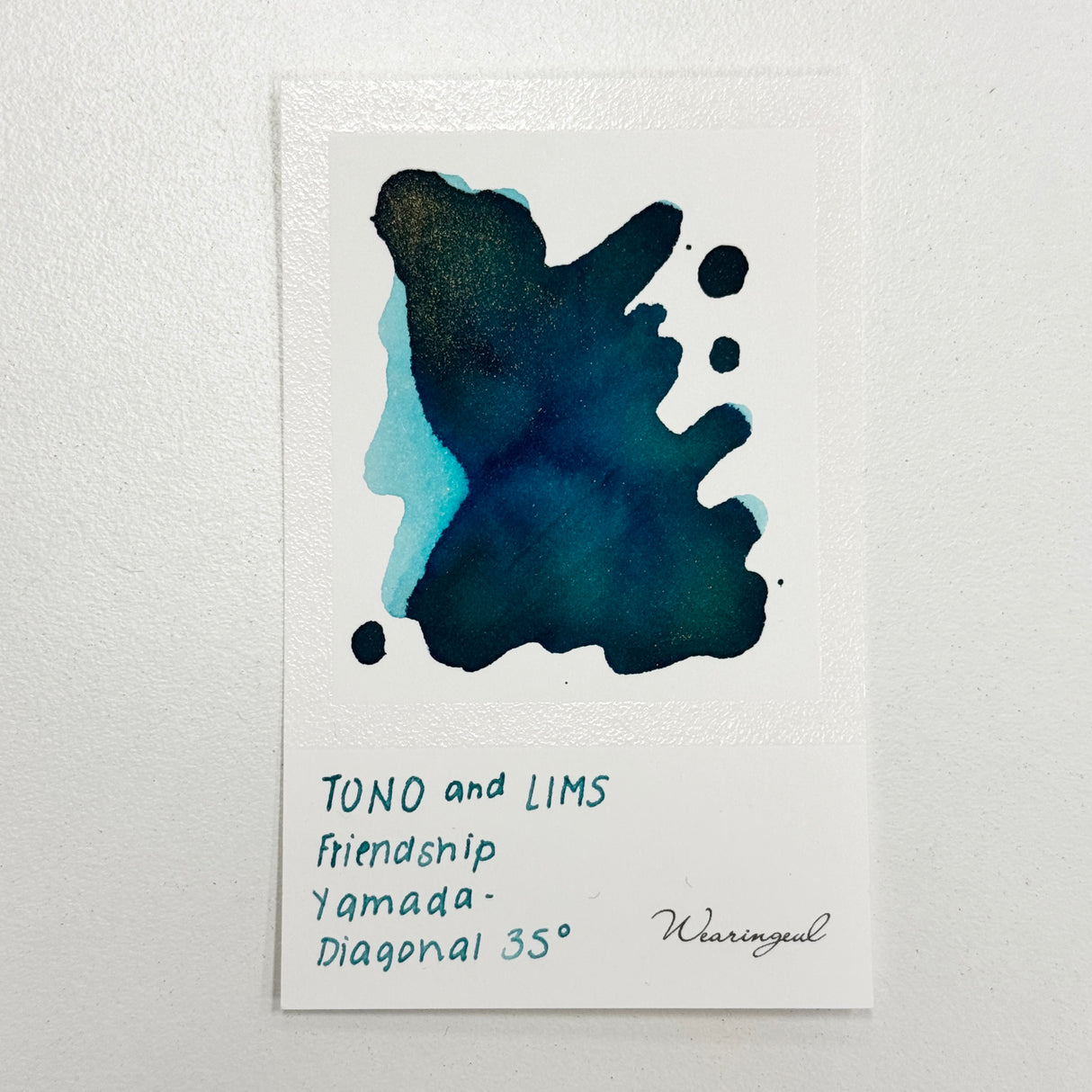 TONO & LIMS Ink - Friendship - Yamada Diagonal 35˚ (ヤマダ ななめ)