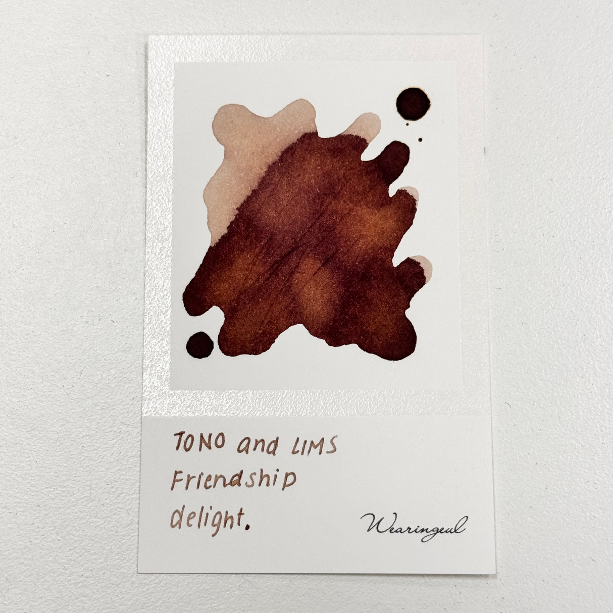 TONO & LIMS Ink - Friendship - delight.