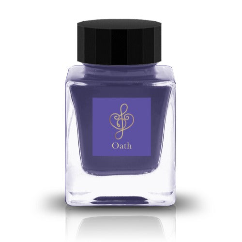 TONO & LIMS Legend
Oath Ink
Tono & Lims Legend Fountain Pen Ink Collection where the inks are designed to stand out with their unique sheen. This collection displays rich color, expressive depth, and a finish that shifts beautifully on the page, making every stroke feel special
30ml