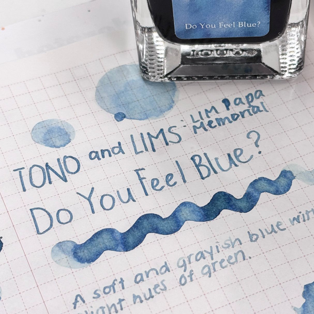 TONO & LIMS Ink - Lim Papa Memorial - Do You Feel Blue Ink