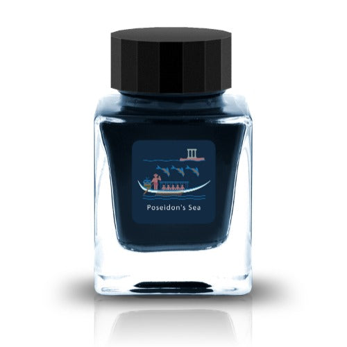 Poseidon's Sea is part of the Remastered Limited Edition collection, designed to enhance the original shades of the inks with new and improved formulas. The Remastered Limited Edition collection brings out a great sense of depth to the colors of the inks while still keeping its original appeal, resulting in a more evolved performance.
30ml