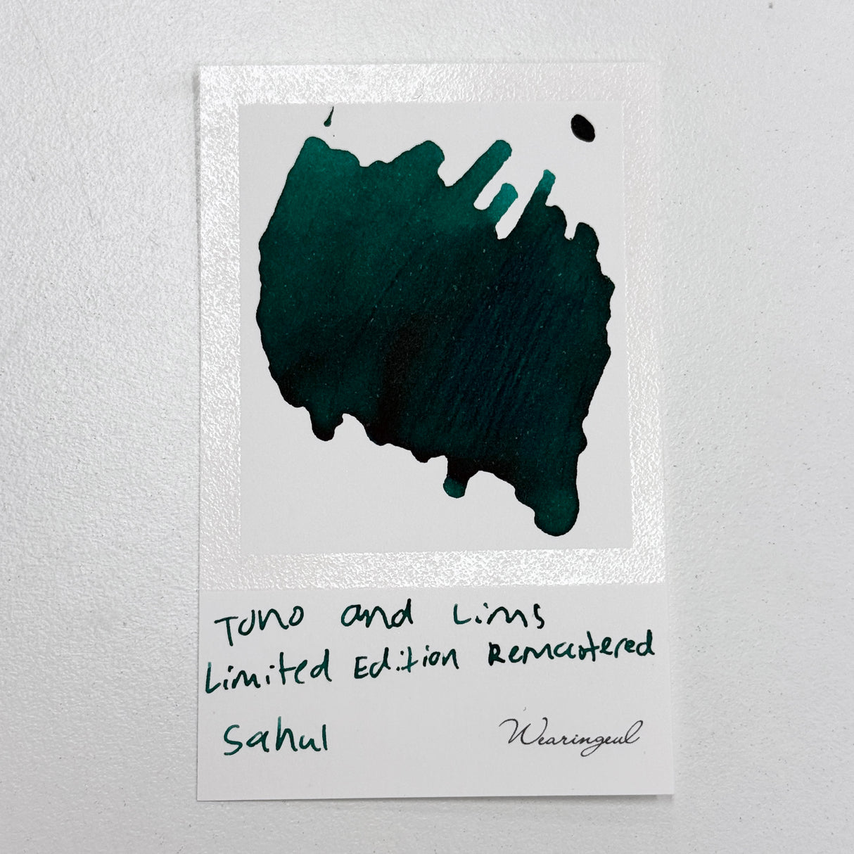 TONO & LIMS Ink - Remastered Limited Edition - SAHUL
