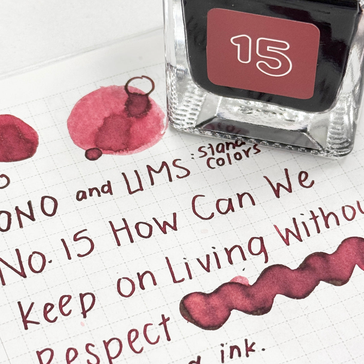 TONO & LIMS Ink - Standard - No. 15 How can we keep on living without respect