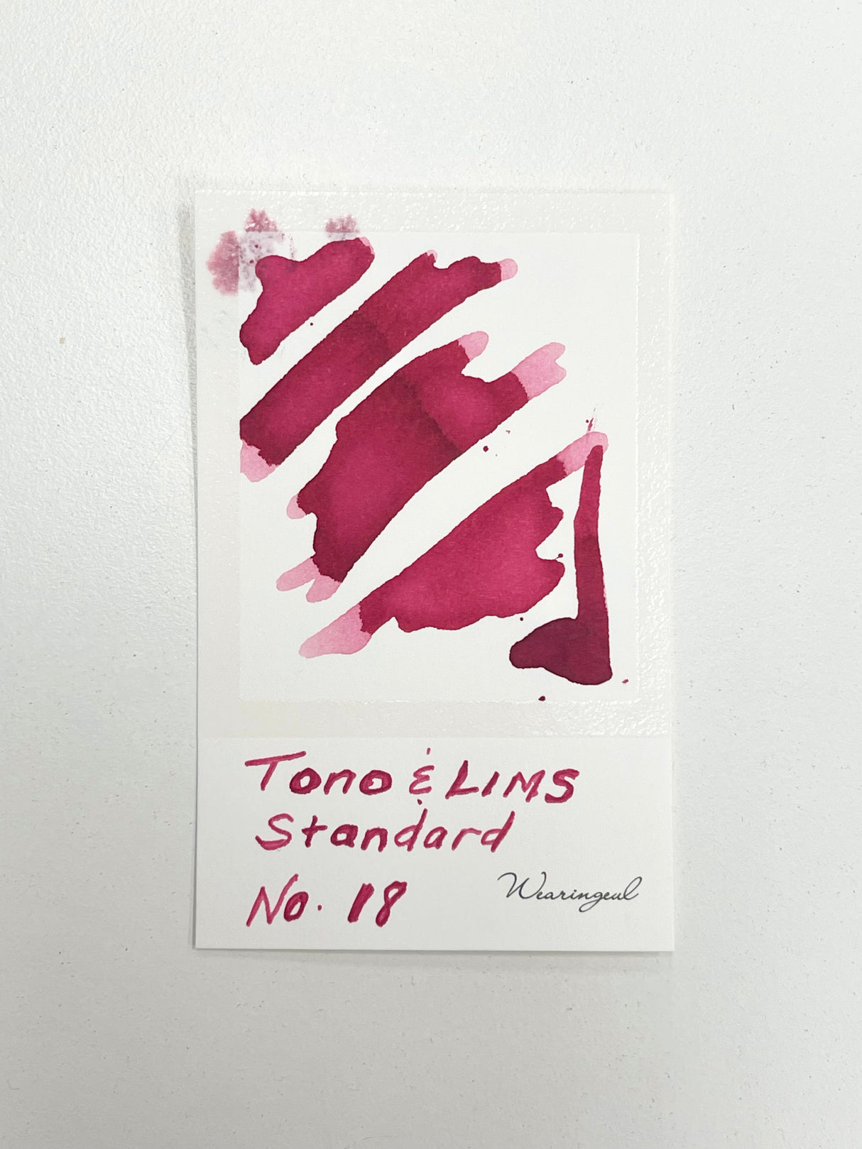 TONO & LIMS Ink - Standard - No. 18 I am busy in relaxing