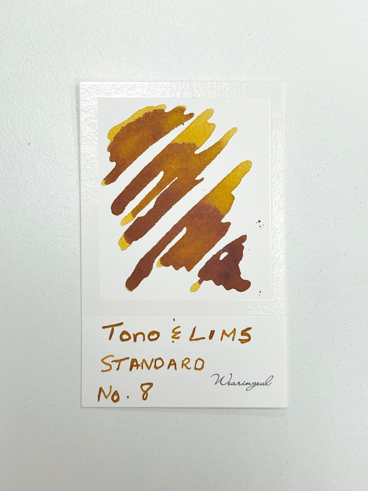 TONO & LIMS Ink - Standard - No. 8 Leaves turn Yellow