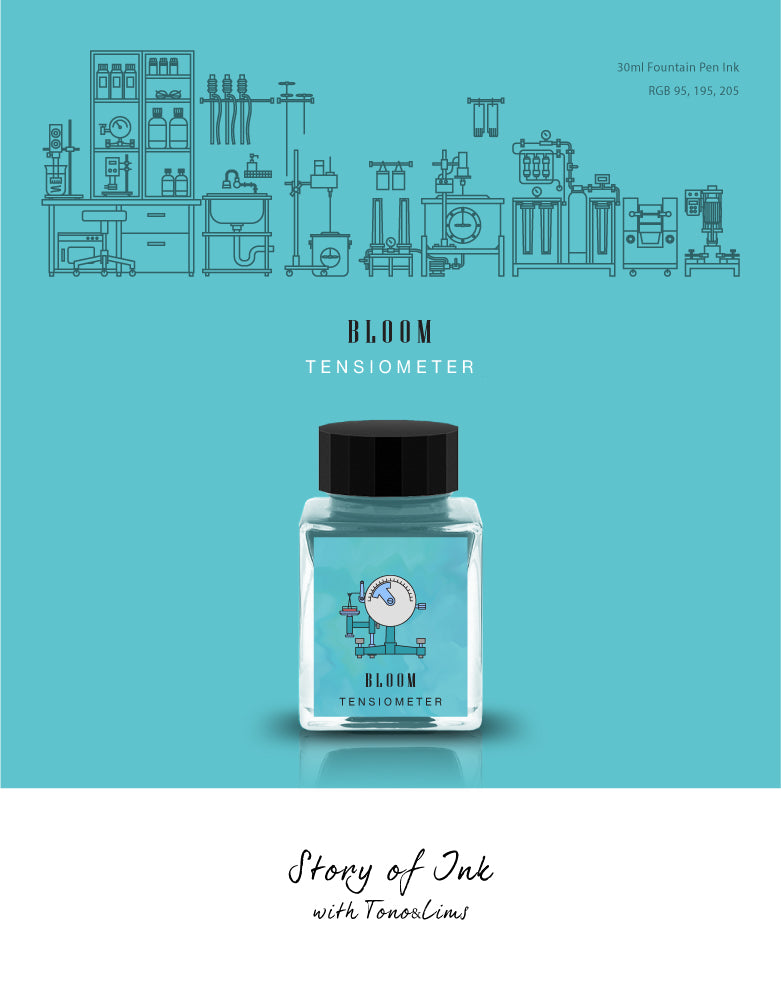 The Story of Ink collection celebrates seven years of TONO & LIMS’ creative history. Each 30ml ink showcases the brand’s signature color‑separating characteristics, revealing shifting hues and surprising transitions as the ink dries. These inks are designed to show different personalities on different papers, inviting writers and artists to explore the full range of their expressive, ever‑changing colors.
30ml