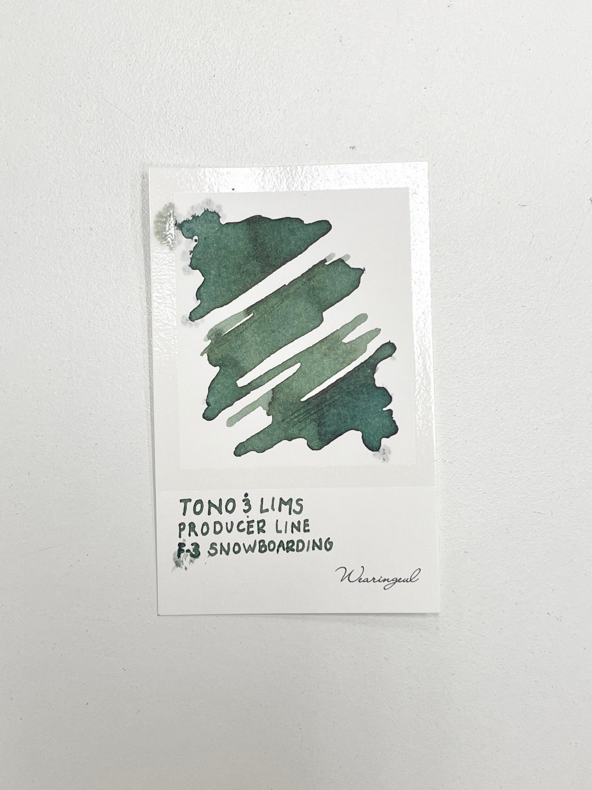 TONO & LIMS Producer Line F-3 Snowboarding Ink
