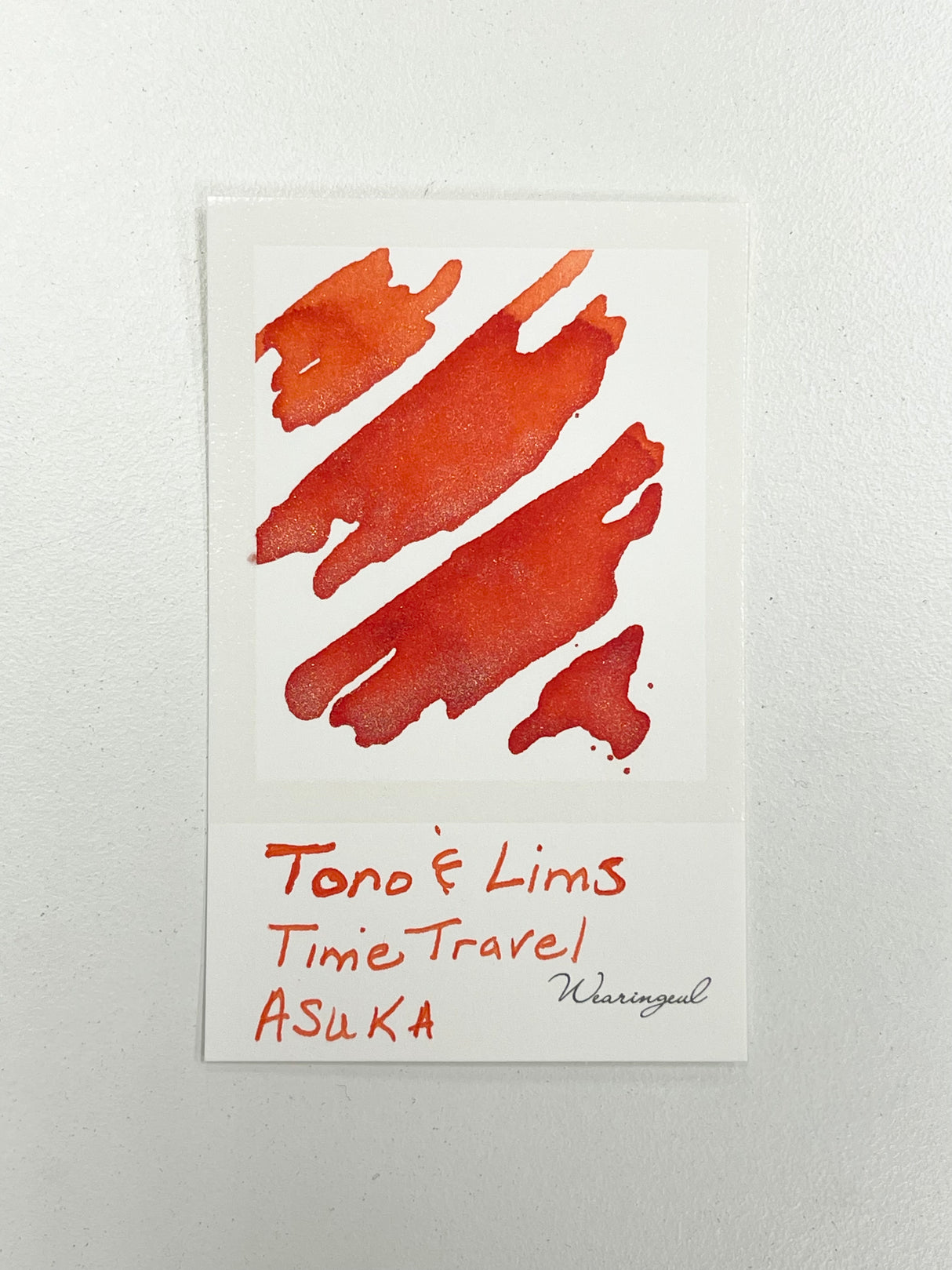 Ink swatch of TONO & LIMS Time Travel ASUKA Ink