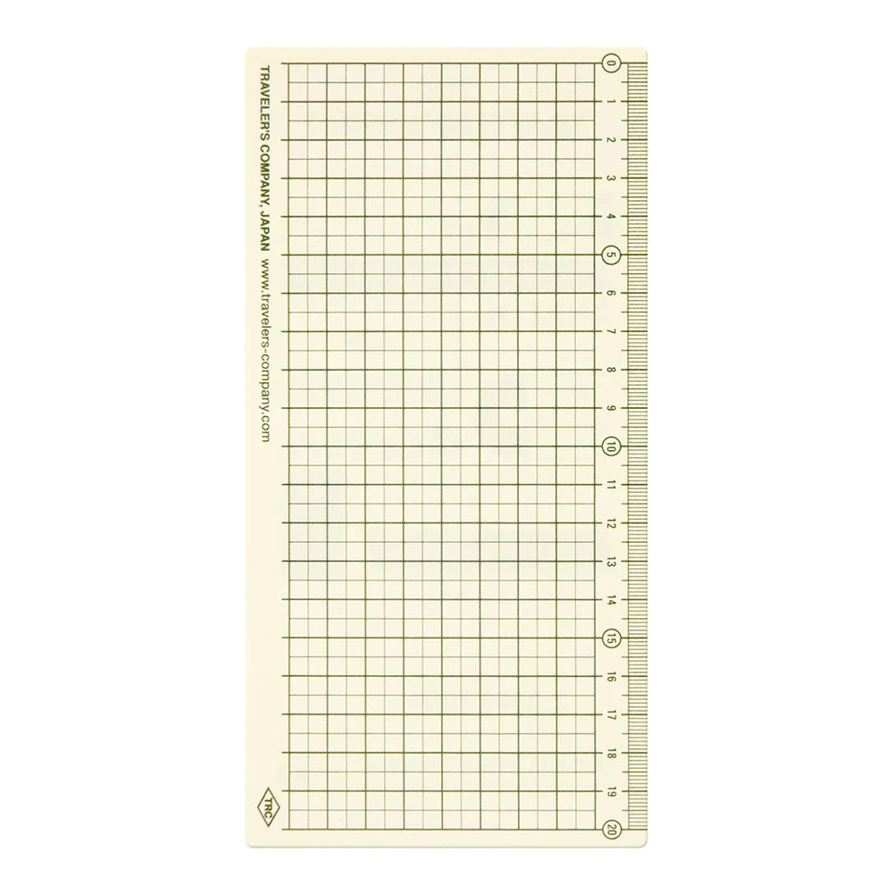 Plastic Sheet (or underlay sheet) is designed to let you write standing up by providing a sturdy surface underneath your page. You can also use it as a bookmark to instantly open to a certain page. The stiff material of the sheet can help you draw straight lines as if it were a ruler.
The theme of the 2026 edition is THE TRAVELER'S SPIRIT, designed to reflect the spirit of the traveler.