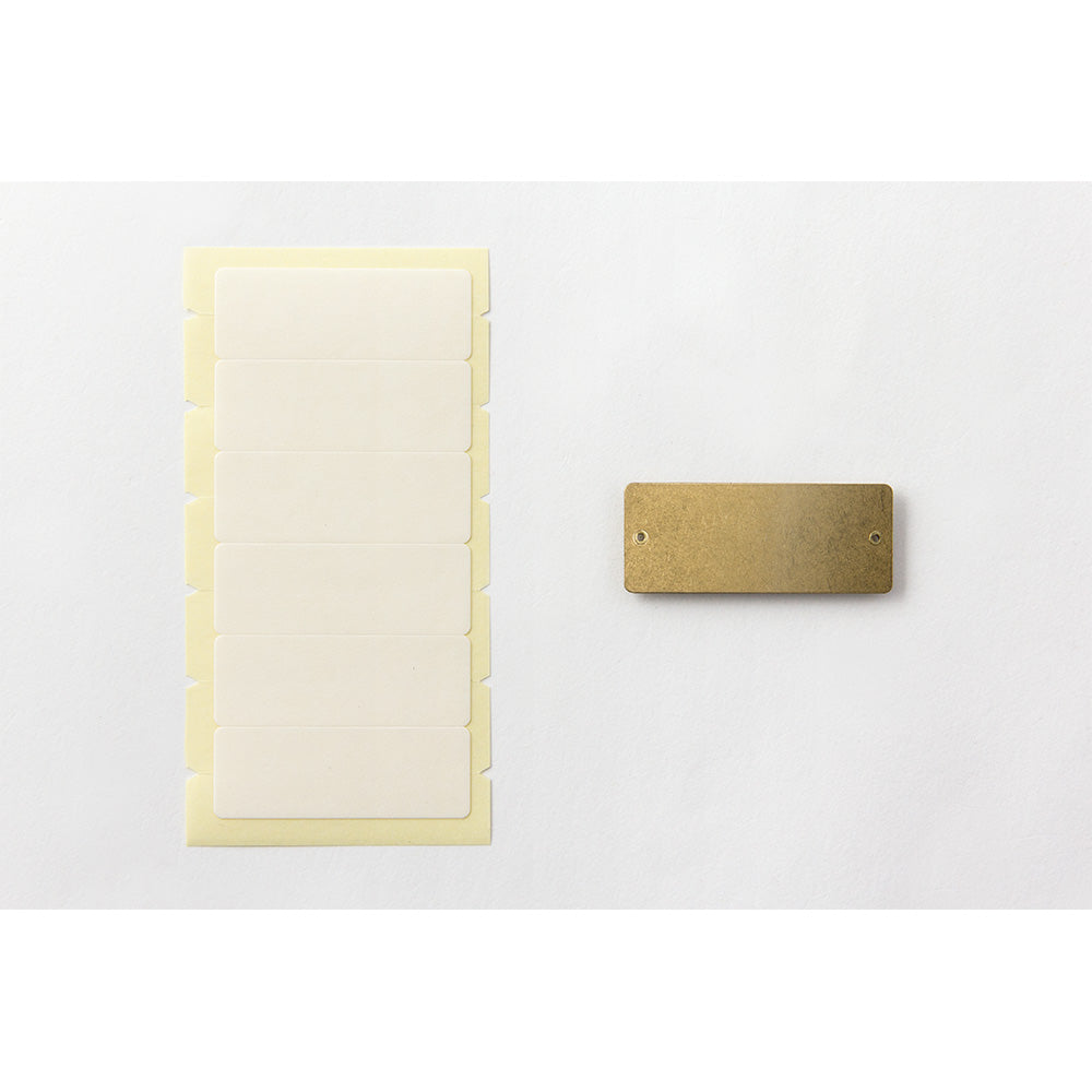 TRAVELER'S COMPANY Brass Label Plate