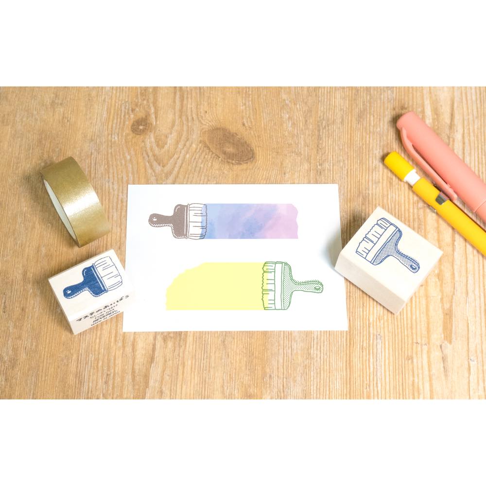 Beverly Companion Rubber Stamp - Small Roller Brush