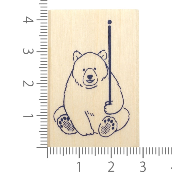 Beverly Companion Rubber Stamp - Bear