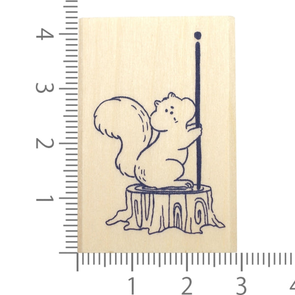 Beverly Companion Rubber Stamp - Squirrel