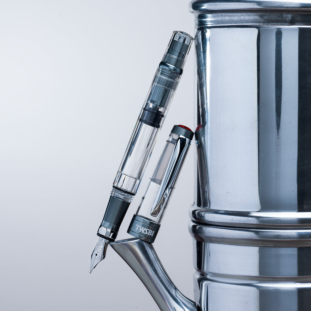 TWSBI Diamond 580ALR Nickel Gray Fountain Pen